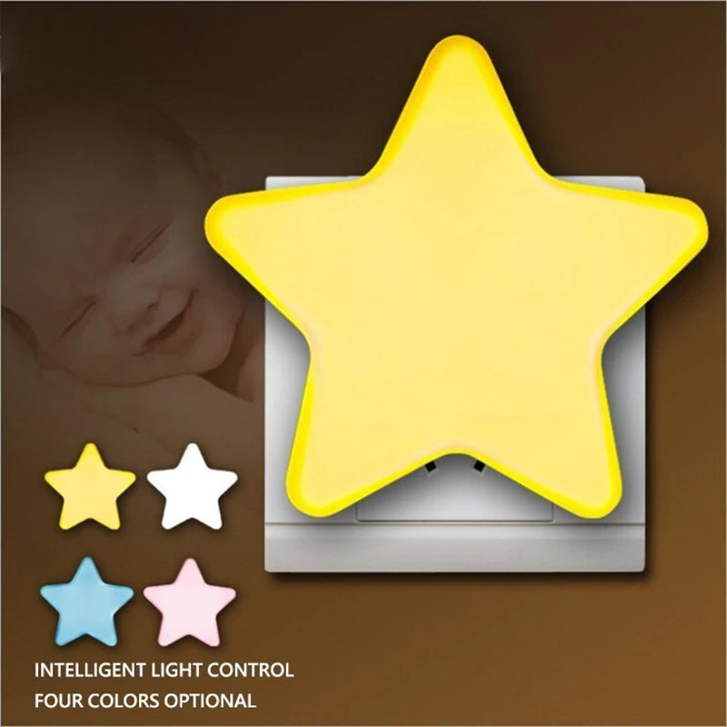 Nachtlicht Steckdose Sterne – LED, Dekolicht, sanftes Licht