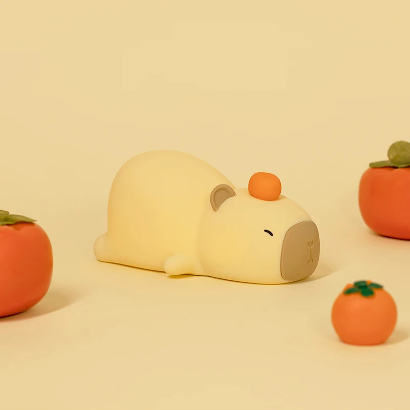 Capybara Nachtlicht – Dimmbar, Timer, Silikon, LED