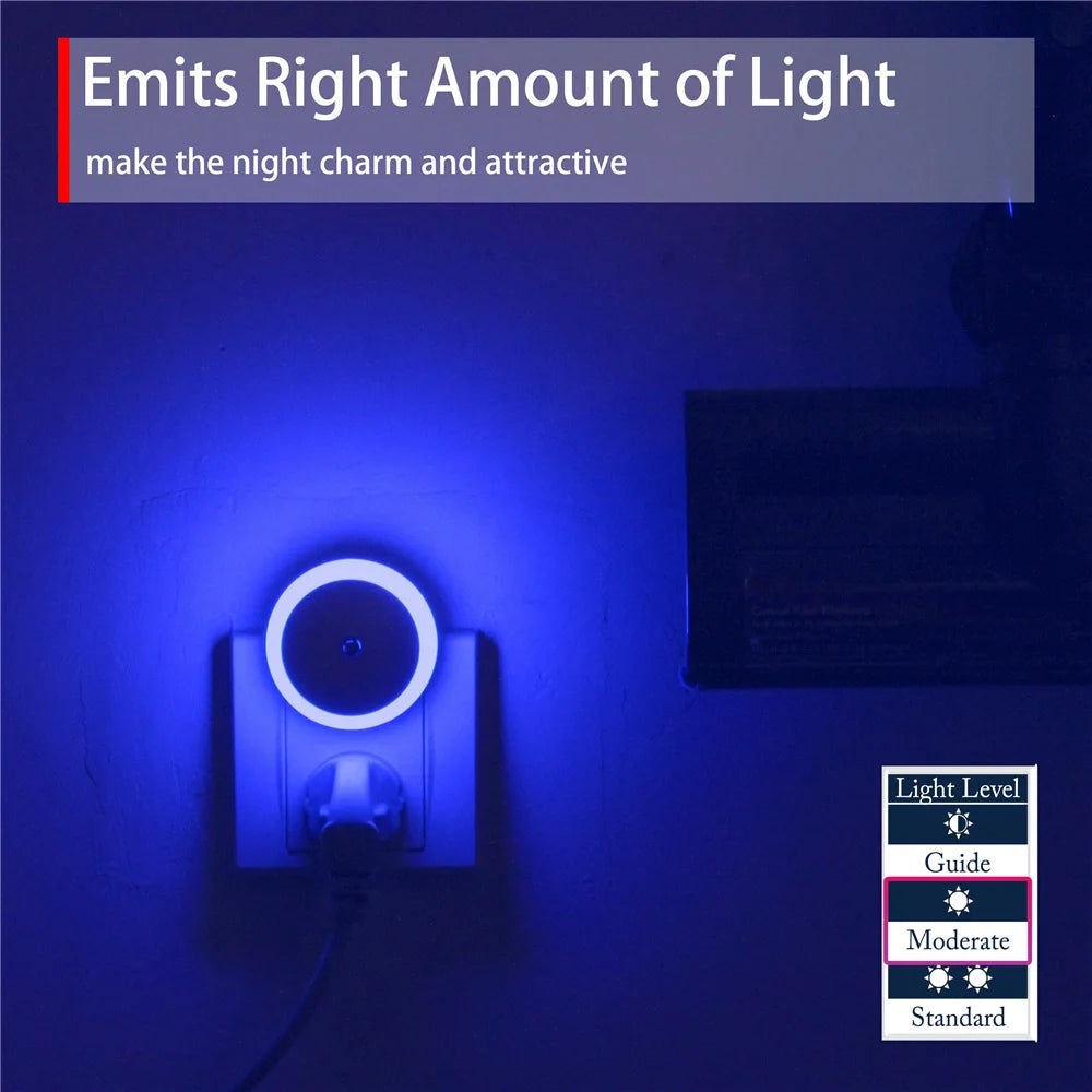 Nachtlicht Steckdose AURA – Automatischer Lichtsensor