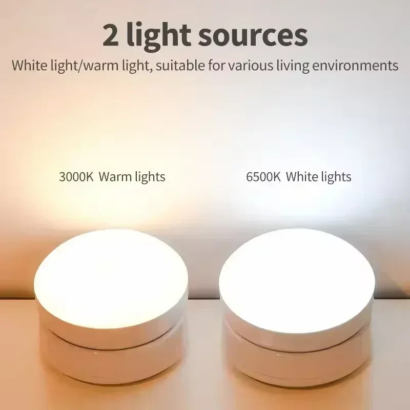 Nachtlicht Bewegung 360° – Magnetisch, USB, LED, kabellos