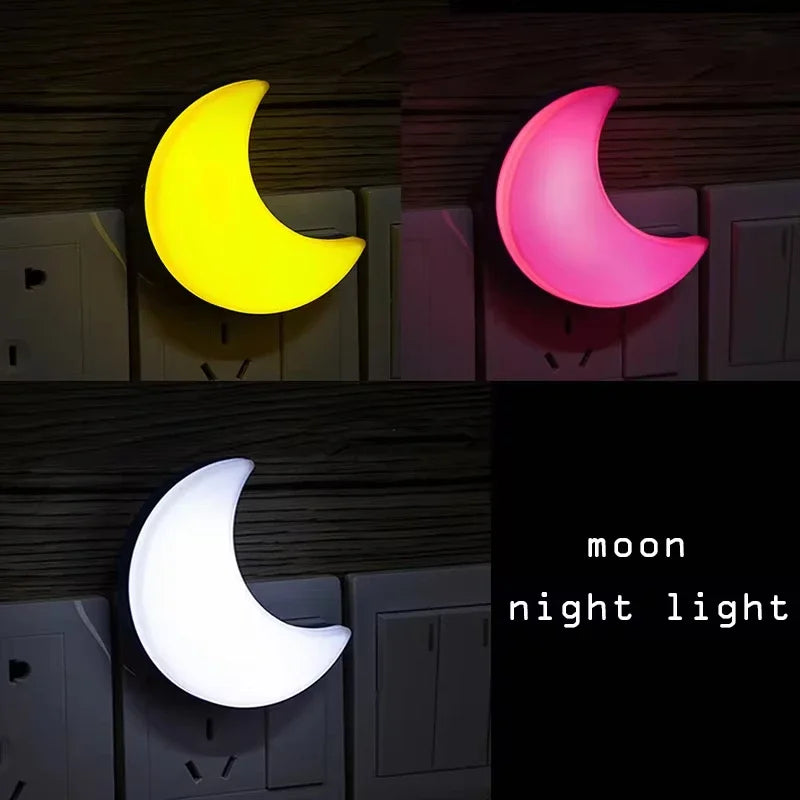Nachtlicht Steckdose Mond – Lichtautomatik, LED, Weiß