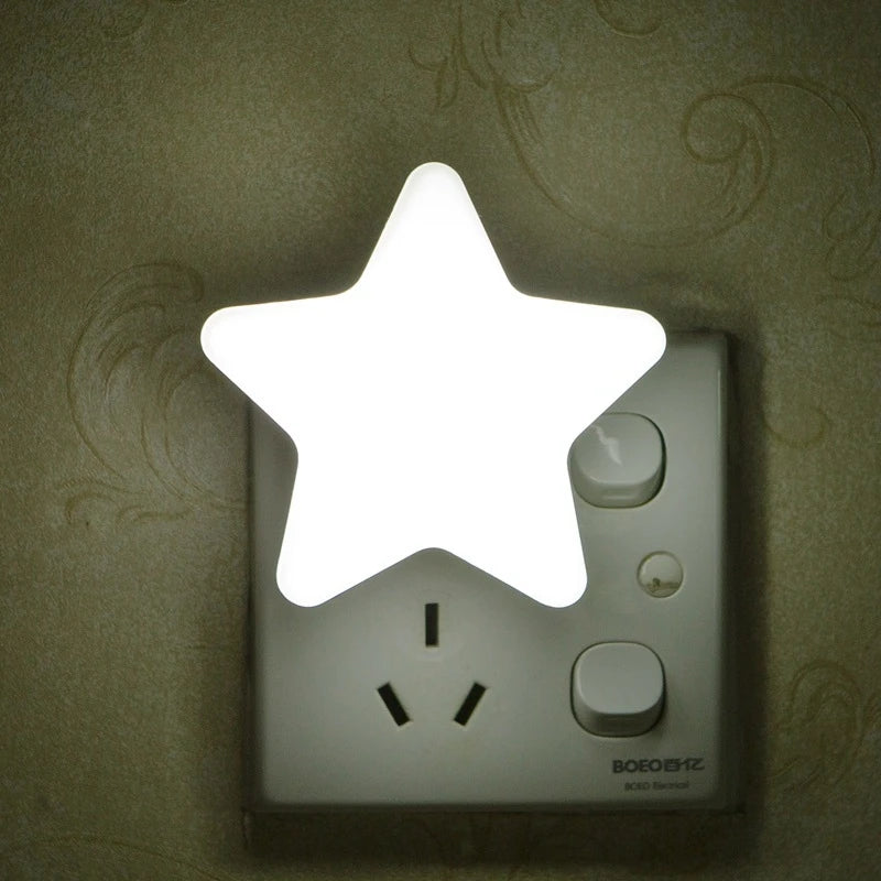 Nachtlicht Steckdose Sterne – LED, Dekolicht, sanftes Licht