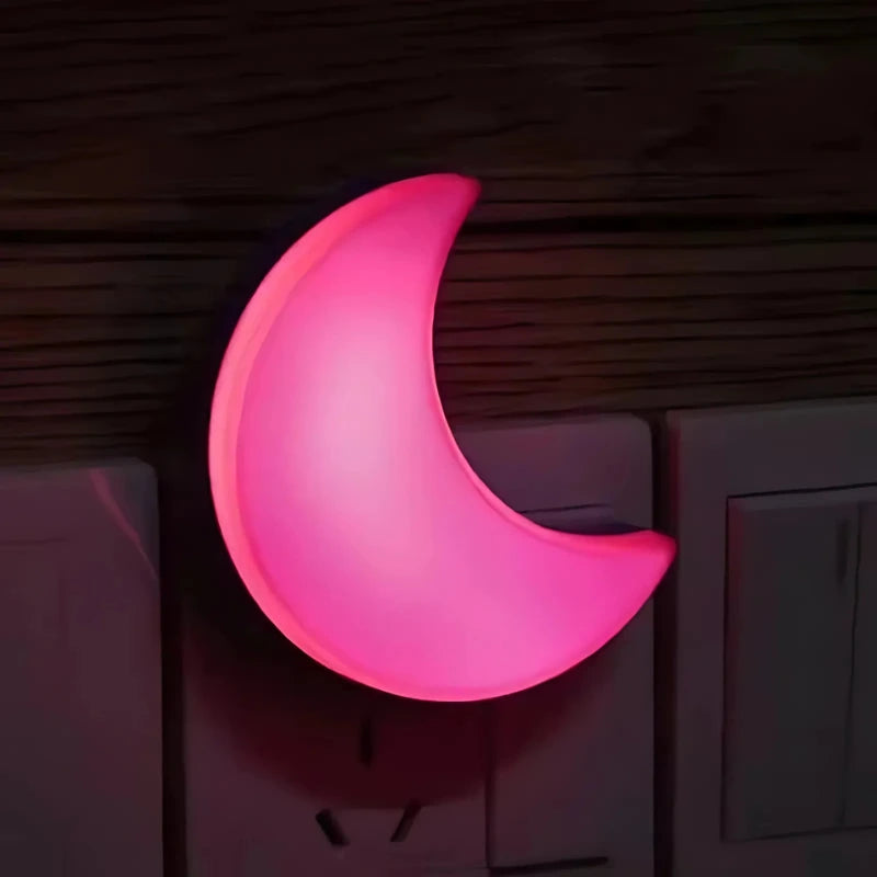 Nachtlicht Steckdose Mond – Lichtautomatik, LED, Weiß