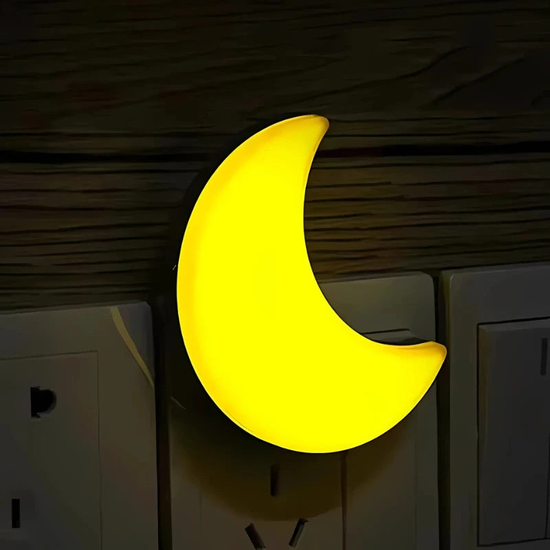 Nachtlicht Steckdose Mond – Lichtautomatik, LED, Weiß