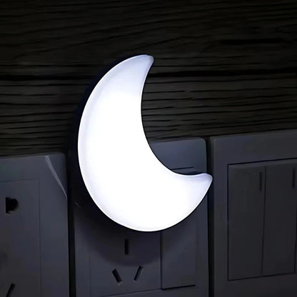 Nachtlicht Steckdose Mond – Lichtautomatik, LED, Weiß