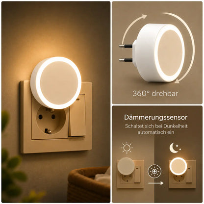 Nachtlicht Steckdose Ekko – LED, Automatik