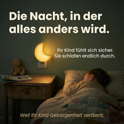 Nachtlicht Steckdose Mond – Lichtautomatik, LED, Weiß
