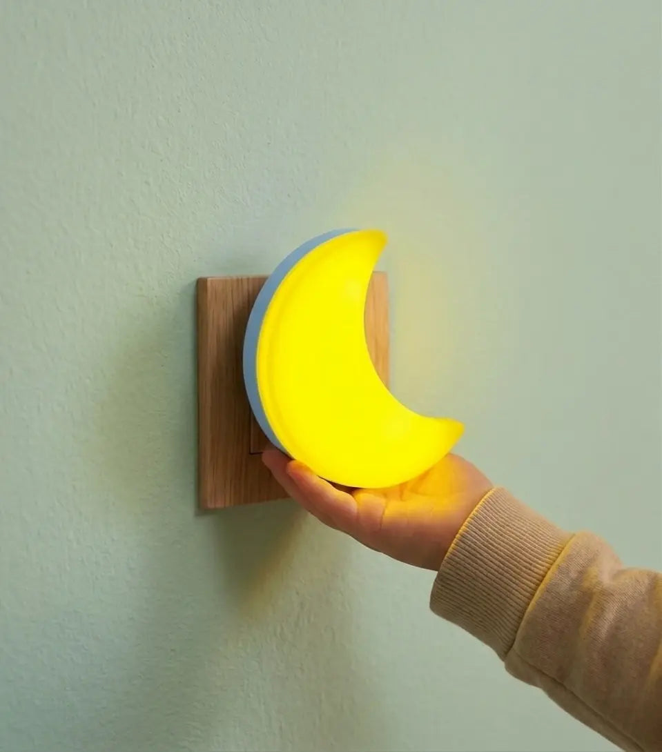 Nachtlicht Steckdose Mond – Lichtautomatik, LED, Weiß