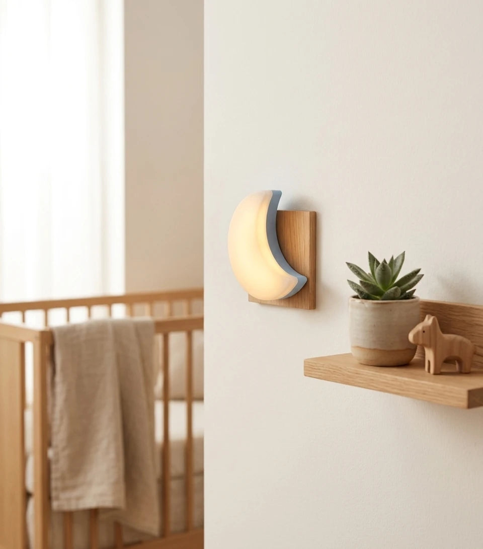 Nachtlicht Steckdose Mond – Lichtautomatik, LED, Weiß