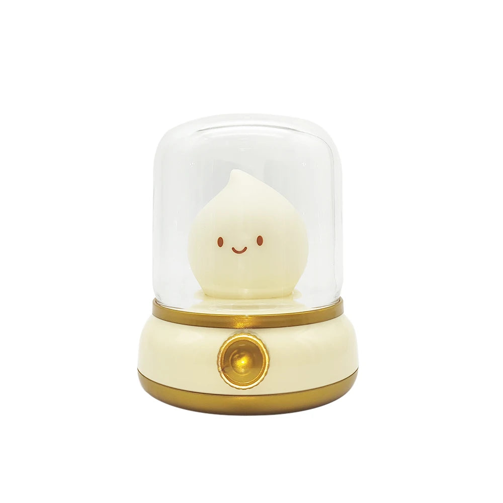 Nachtlicht Kerzenform – Dimmbar, USB, 2 Modi, LED
