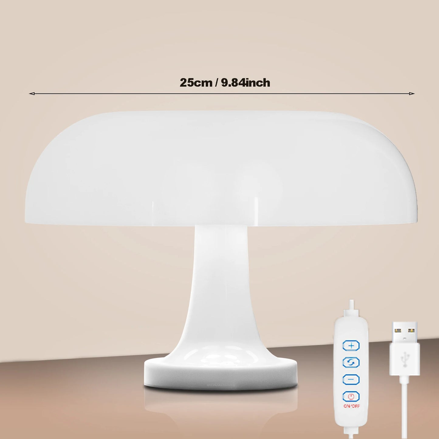 Nachtlicht Pilz Weiß  – Dänisches Design, Deko