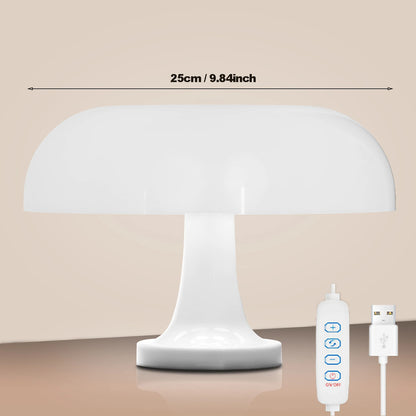 Nachtlicht Pilz Weiß  – Dänisches Design, Deko
