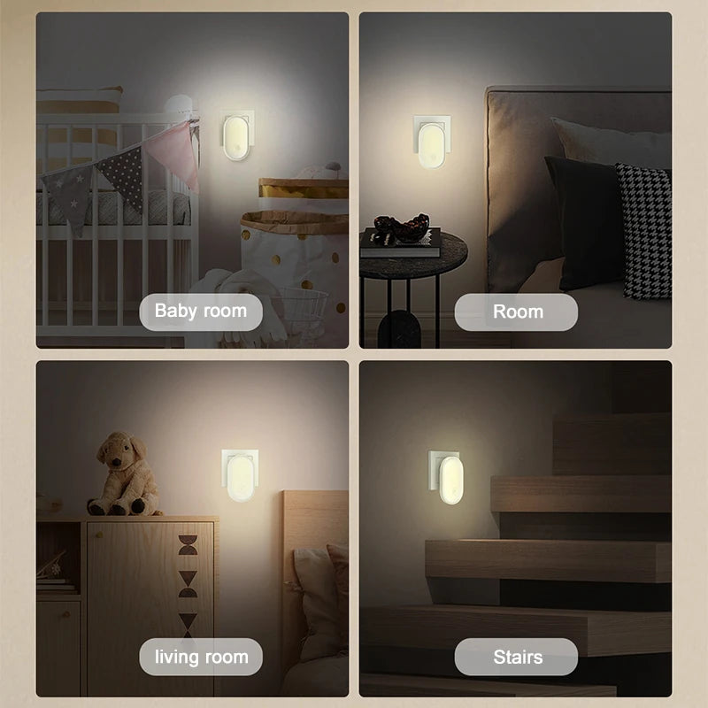 Nachtlicht Steckdose VIRMA – Lichtsteuerung, LED, EU Plug