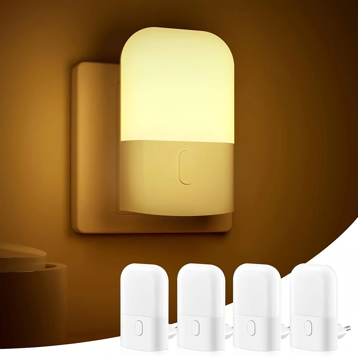 Led Nachtlicht Dimmbar – Warmweiß, Sensor,Steckdose