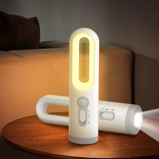 Stilllicht Taschenlampe – Bewegungssensor, 2-in-1 LED
