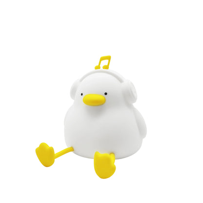Nachtlicht Ente Chill – Touch, USB, Silikon, Timer