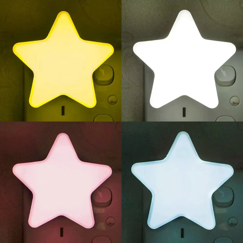 Nachtlicht Steckdose Sterne – LED, Dekolicht, sanftes Licht