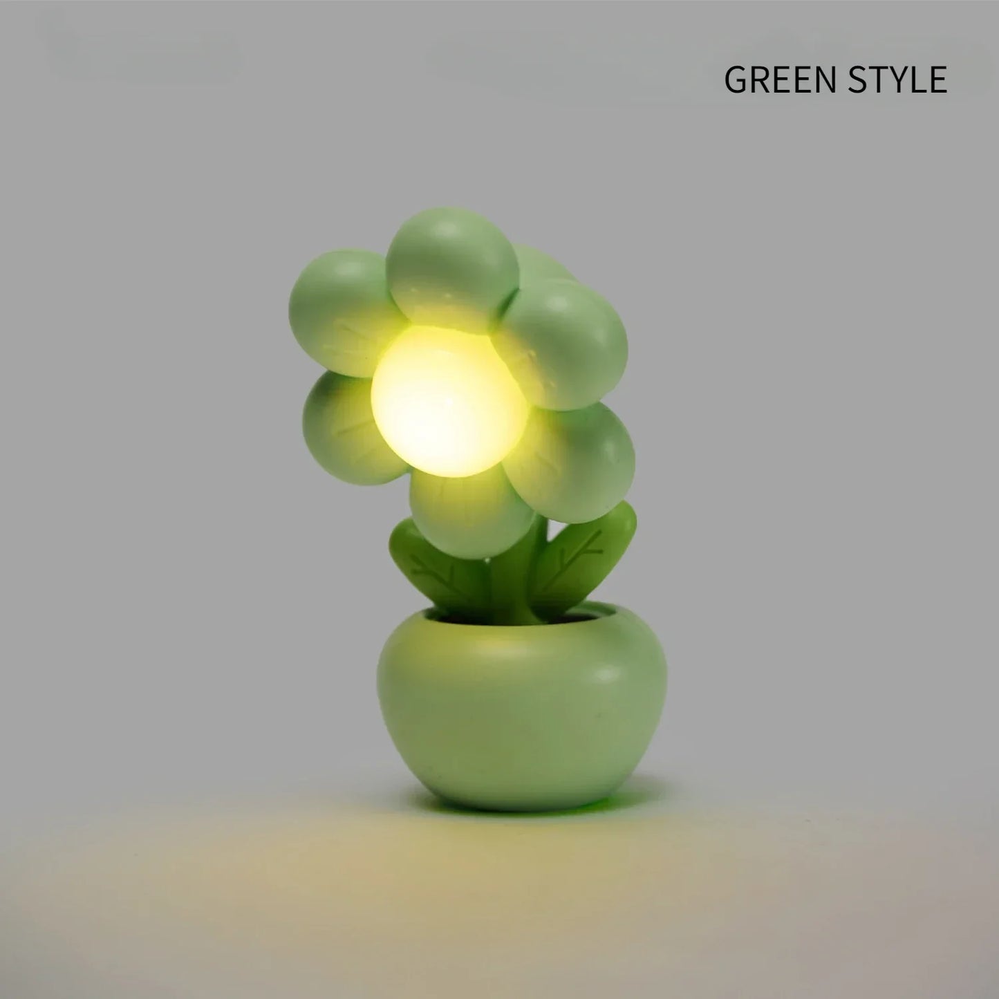 Mini Nachtlicht Blume – LED Tischlampe, Deko, weich