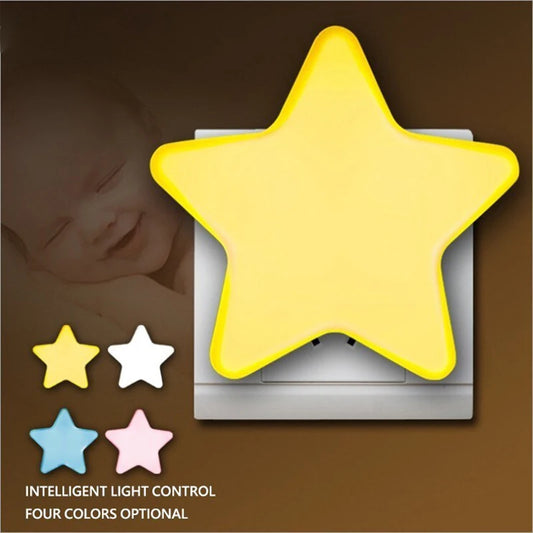 Nachtlicht Steckdose Sterne – LED, Dekolicht, sanftes Licht