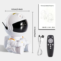 Astronaut mit Stern in den Händen