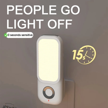 Nachtlicht Bewegung LED 2-in-1 –Taschenlampe, Plug-In