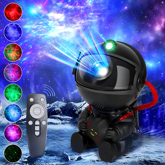 Sternenhimmel Projektor Astronaut Schwarz – LED, Decke