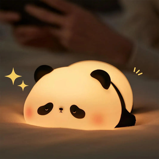 Panda Nachtlicht LED – USB, Silikon, Timer