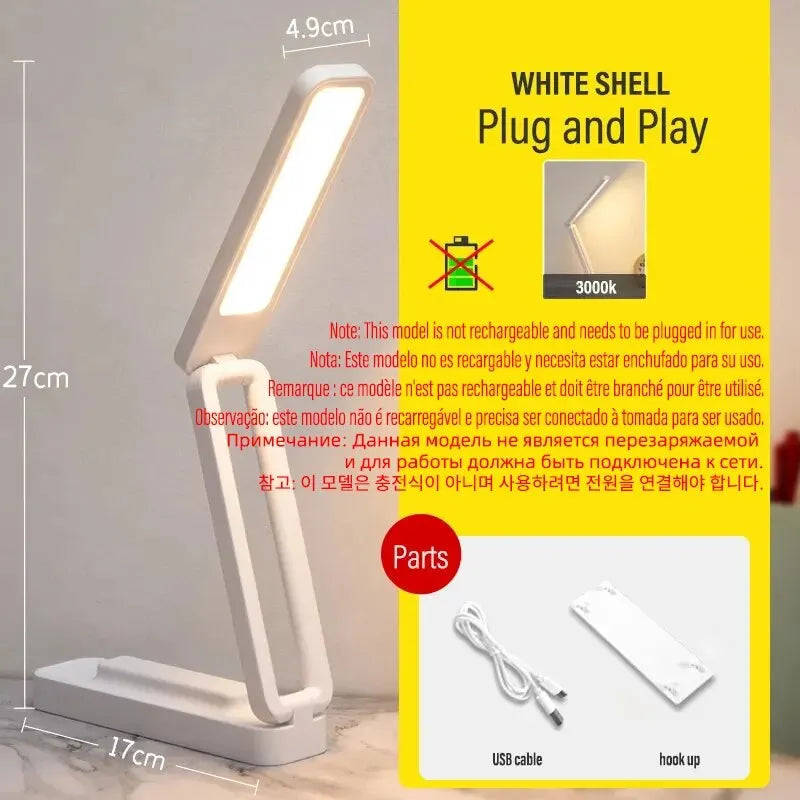 Nachtlicht Dimmbar Faltbar – Touch, Fernbedienung, USB
