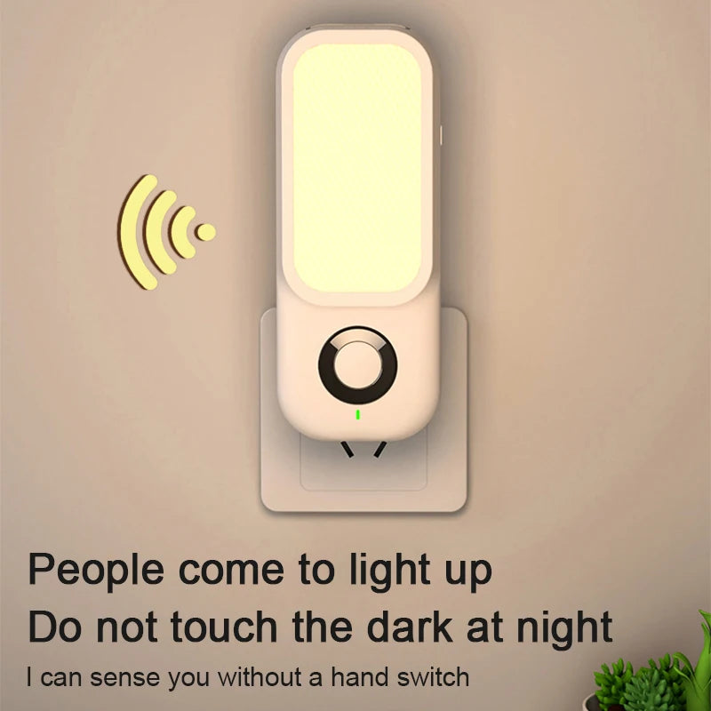 Nachtlicht Bewegung LED 2-in-1 –Taschenlampe, Plug-In