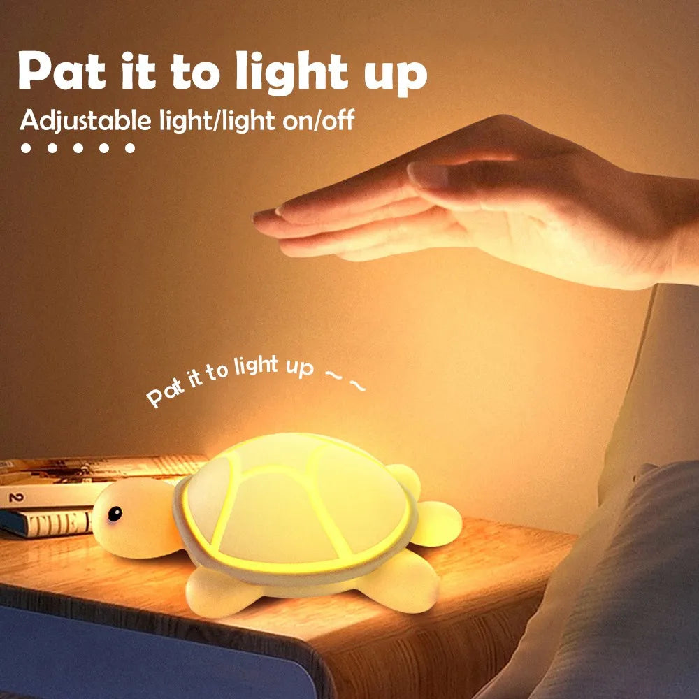 Nachtlicht Schildkröte – Farbwechsel, Silikon, LED