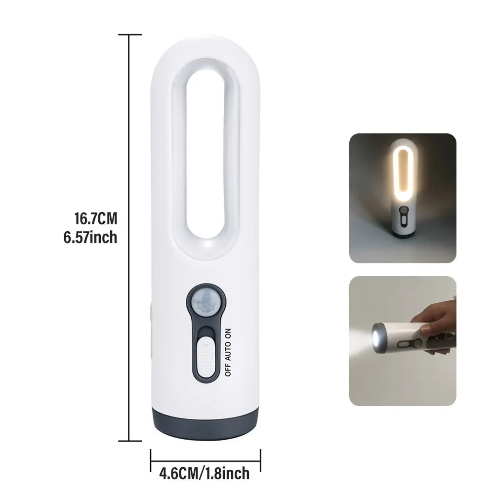 Stilllicht Taschenlampe – Bewegungssensor, 2-in-1 LED
