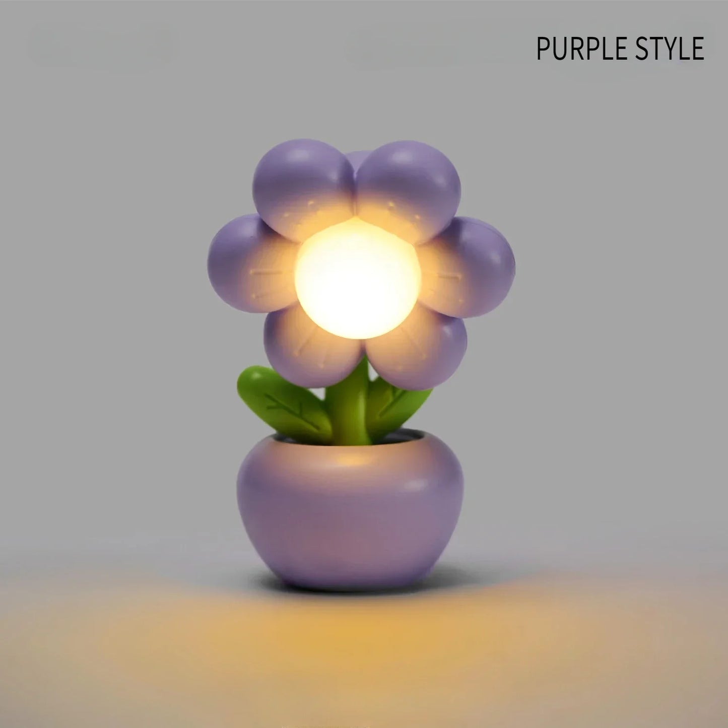Mini Nachtlicht Blume – LED Tischlampe, Deko, weich