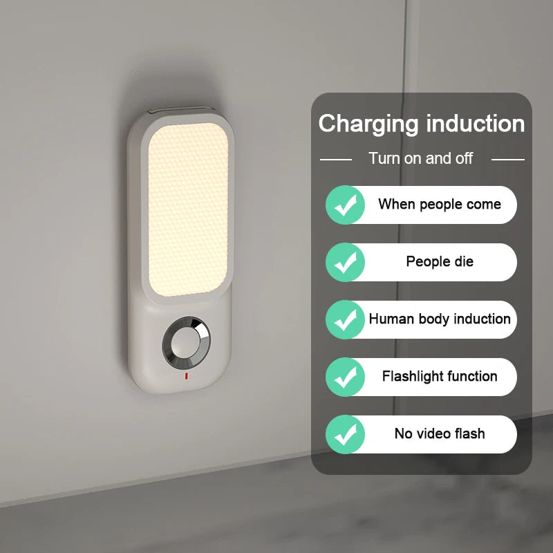 Nachtlicht Bewegung LED 2-in-1 –Taschenlampe, Plug-In