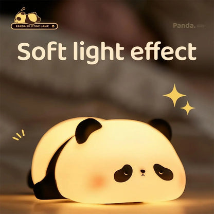 Panda Nachtlicht LED – USB, Silikon, Timer