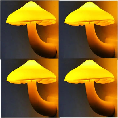 Nachtlicht Steckdose Pilz – Lichtsensor, LED, EU Plug