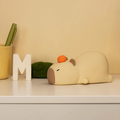 Capybara Nachtlicht – Dimmbar, Timer, Silikon, LED