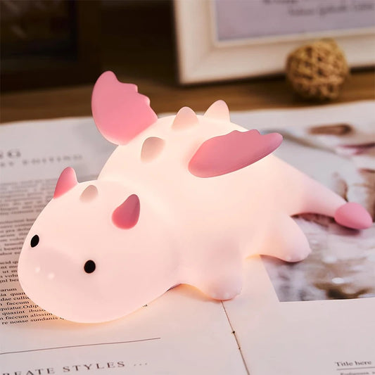 Drachen Nachtlicht – Silikon, USB, tragbar, LED