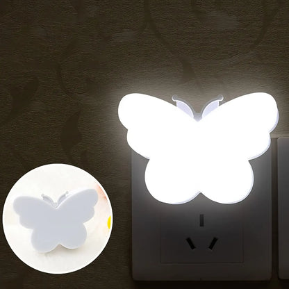 Schmetterling Nachtlicht Steckdose mit Sensor