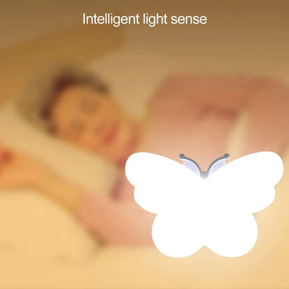 Schmetterling Nachtlicht Steckdose mit Sensor