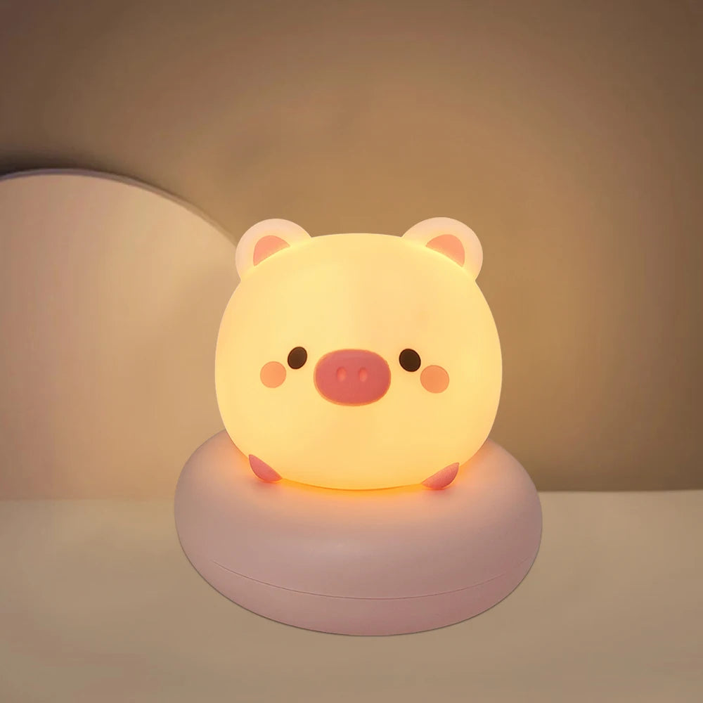 Babys Nachtlicht kleiner Bär – 3 Stufen, USB, Babyzimmer