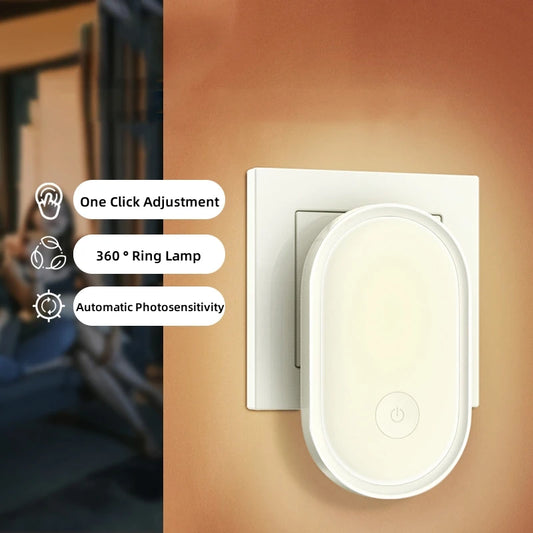 Nachtlicht Steckdose VIRMA – Lichtsteuerung, LED, EU Plug