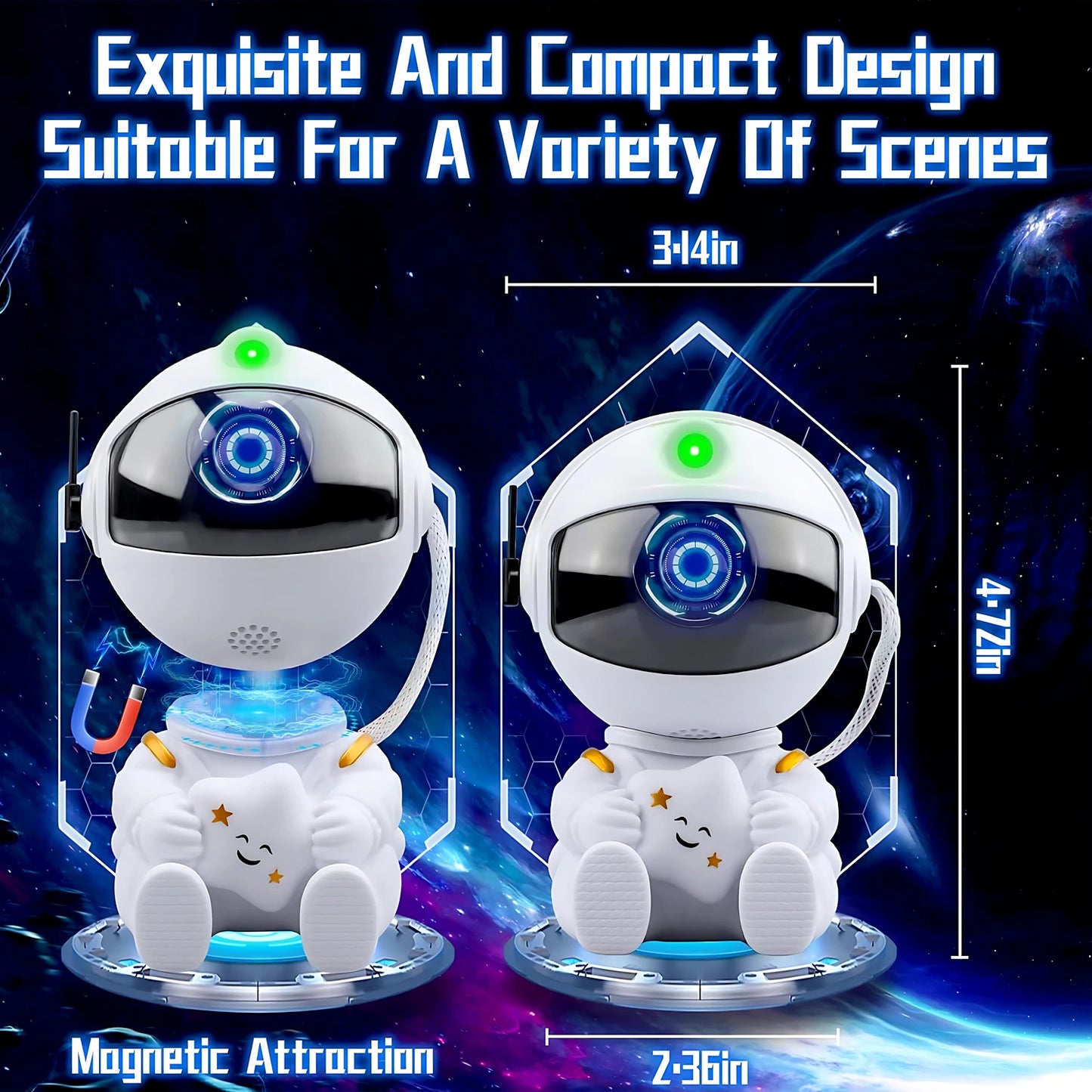 Sternenhimmel Projektor Astronaut – LED, Decke, Deko