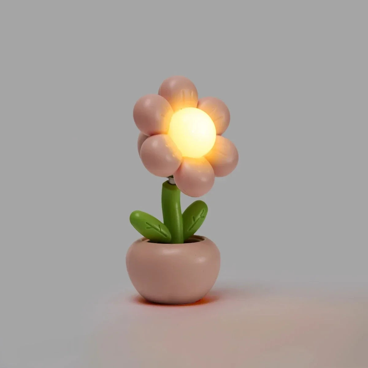 Mini Nachtlicht Blume – LED Tischlampe, Deko, weich