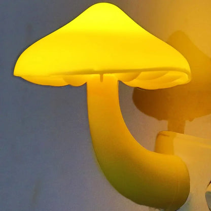 Nachtlicht Steckdose Pilz – Lichtsensor, LED, EU Plug
