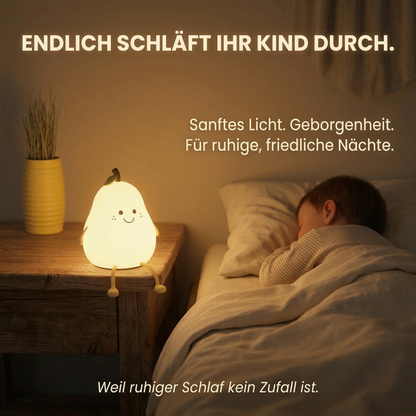 Nachtlicht Birne – 7 Farben, Silikon, Dimmbar