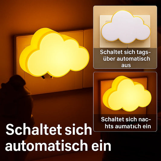 Nachtlicht Steckdose Wolke – Auto Ein/Aus