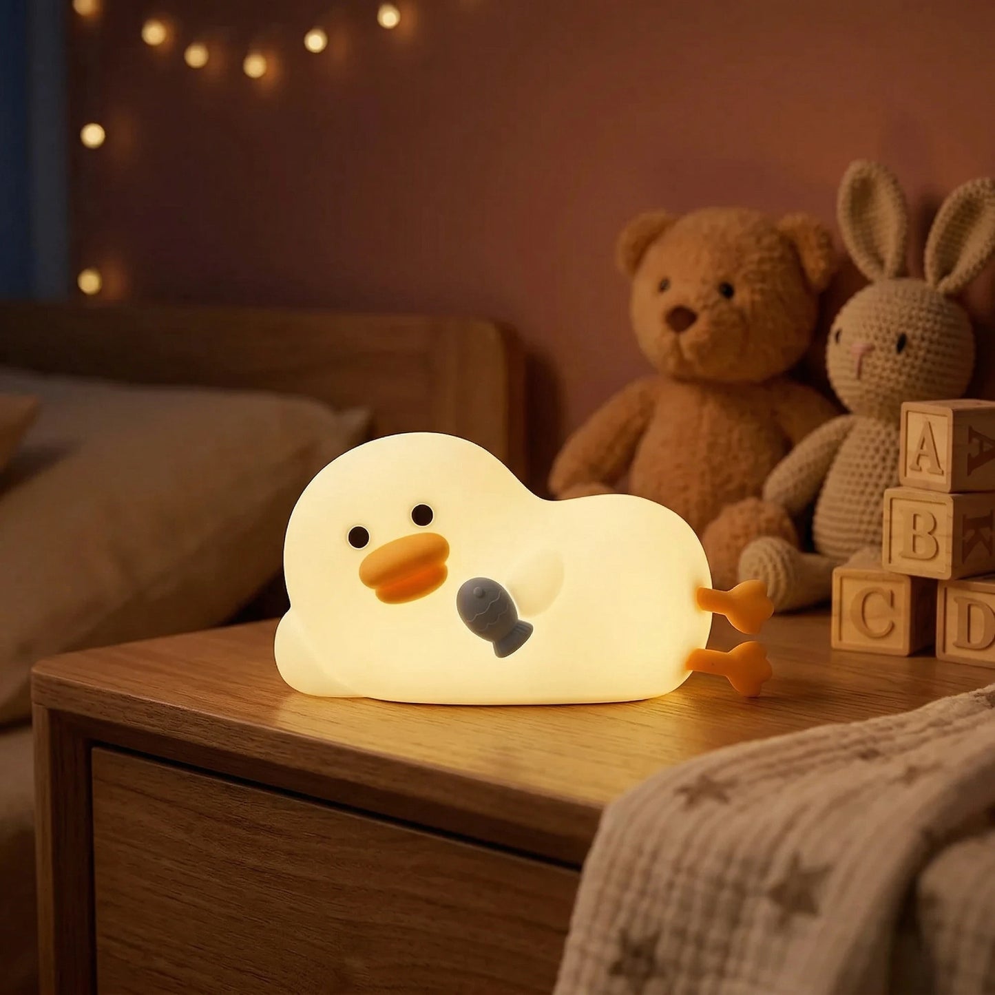 Enten Nachtlicht – Touch, Timer, weich