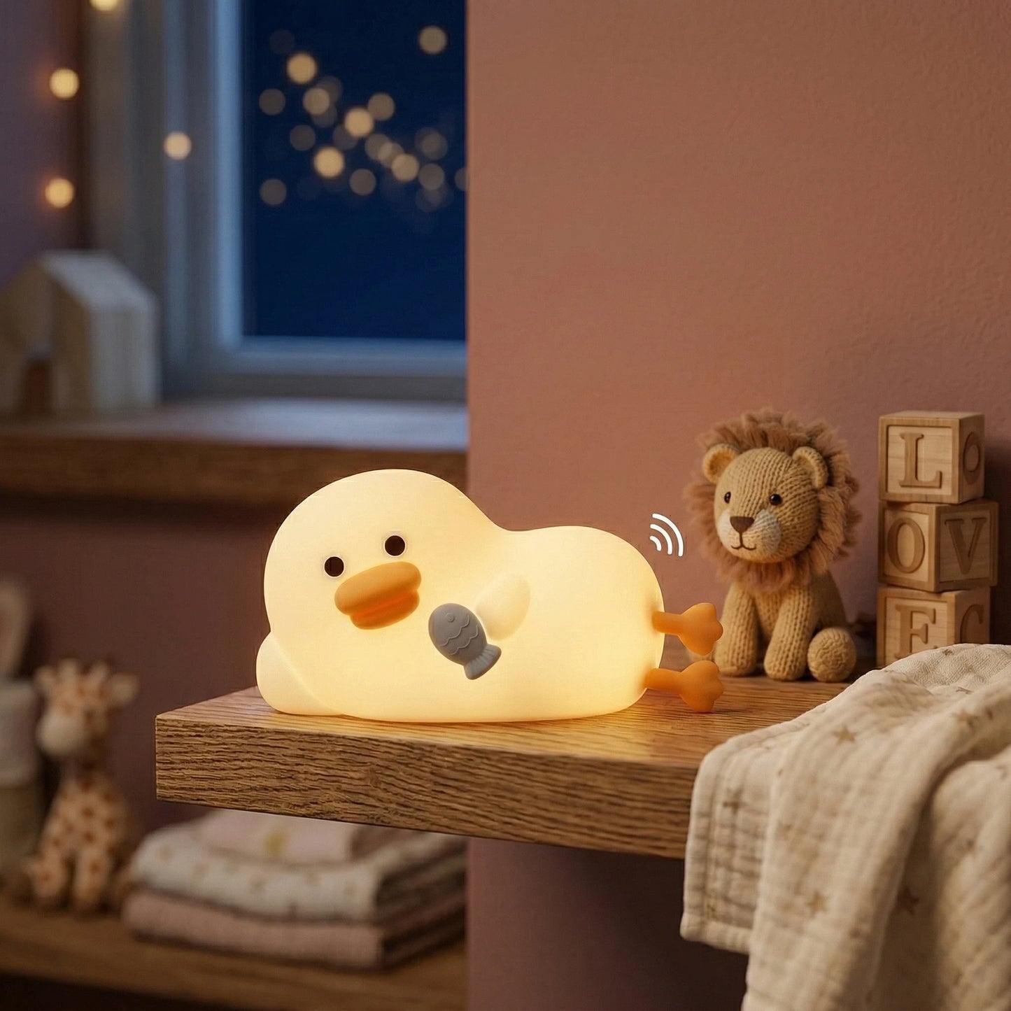 Enten Nachtlicht – Touch, Timer, weich