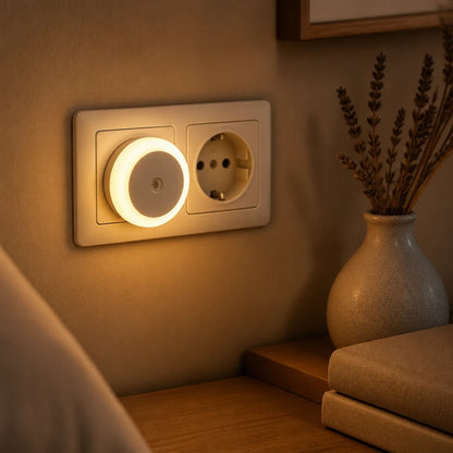 Nachtlicht Steckdose AURA – Automatischer Lichtsensor