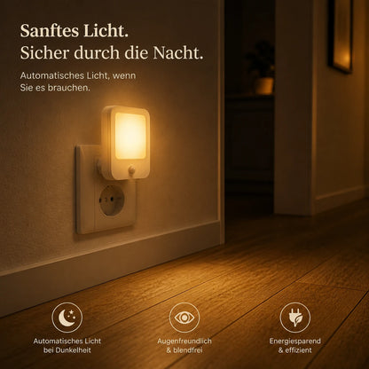 Led Nachtlicht mit Bewegungsmelder Steckdose – Bewegung, Dimmbar